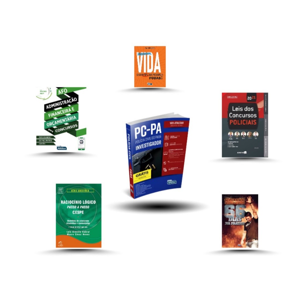Carreiras Policiais Polícia Civil do Pará - Investigador (com 6 livros)