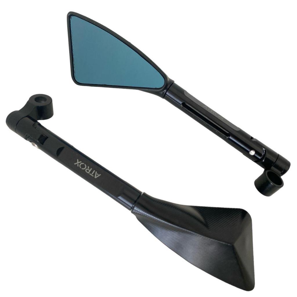 Retrovisor Esportivo Urbano Modelo Universal Colorido 3 Pontas — imagem 2 de 2