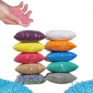 1 Litro Isopor (perola) Bolinha Puff Artesanato Coloridos Multi Cores em Oferta na Shopee