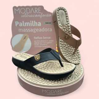 Chinelo Tamanco MODARE ORIGINAL Ultraconforto palmilha flex confort ORIGINAL 7142 2024 PRO...
