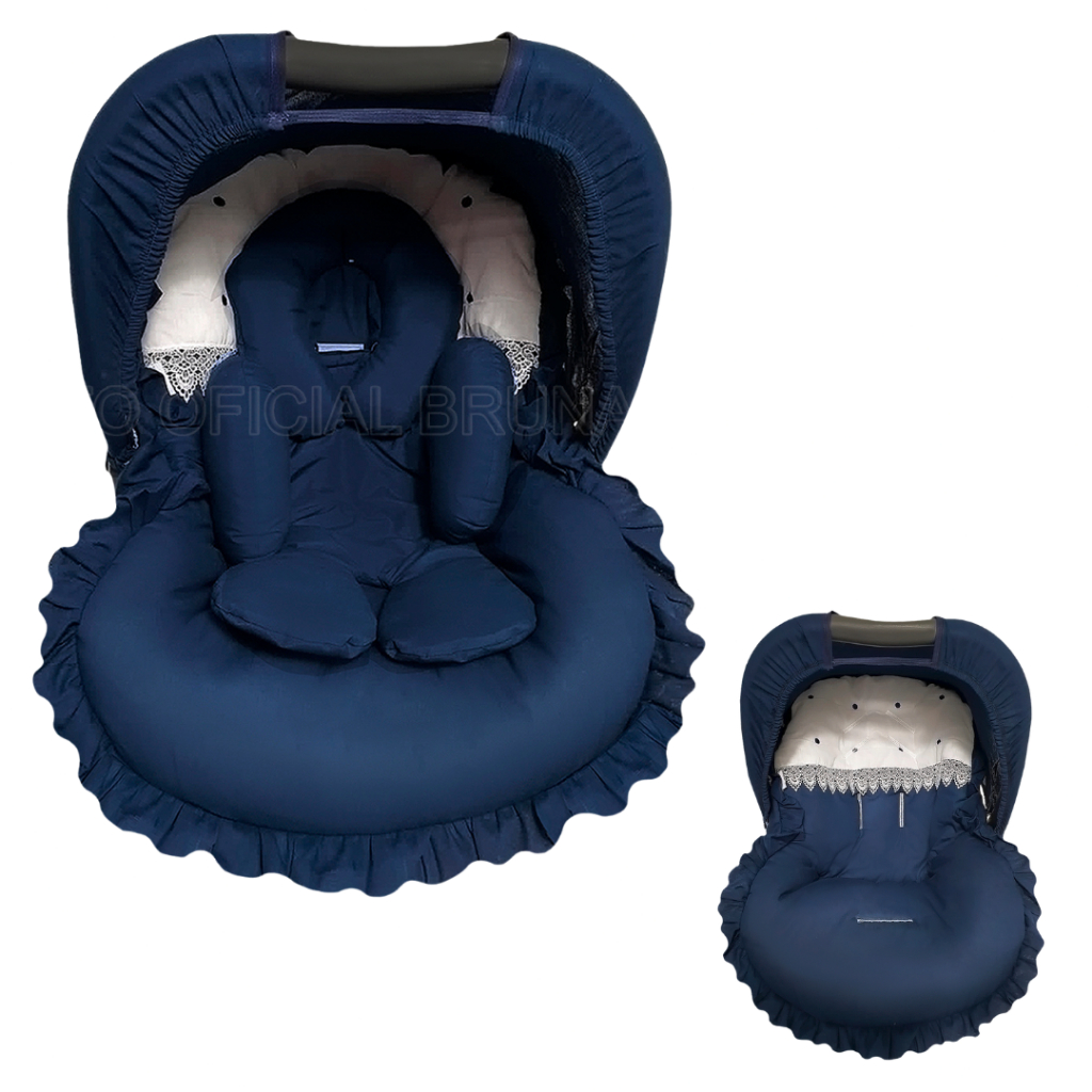 Capa de Bebe Conforto, Protetor de Cinto, Capota  E Almofada Redutora Para Recém Nascido