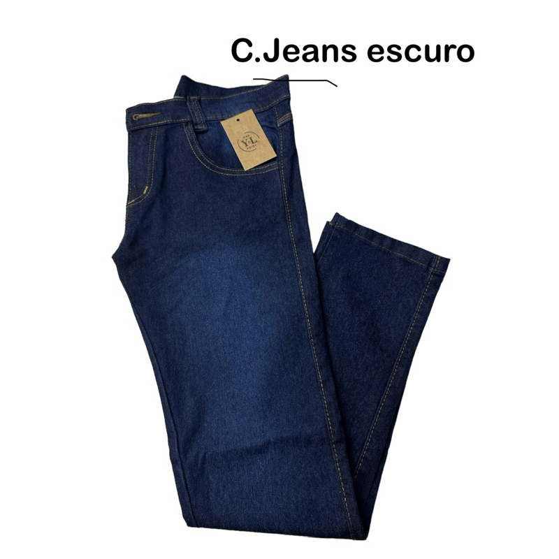 Calça Jeans infantil slim skinny com laycra coleção 2021 em Oferta na Shopee