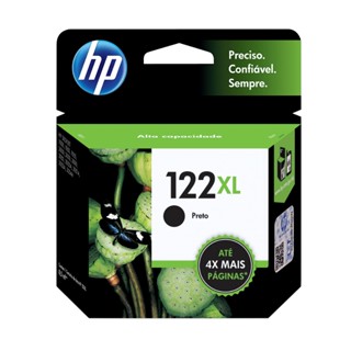 CARTUCHO DE TINTA HP 122XL PRETO - PARA USO EM 1000 1050 2050 3050 em Oferta na Shopee
