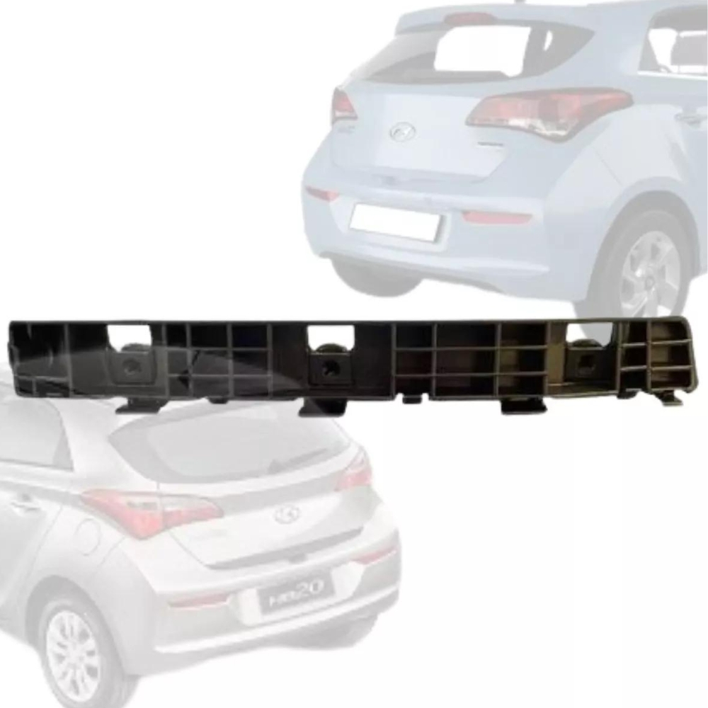 Suporte Guia Parachoque Traseiro Hyundai Hb20 2013 2014 2015 2016 2017 2018 2019