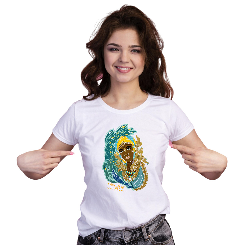 Camiseta De Orixá Logunede Umbanda Guia Camisa Candomblé