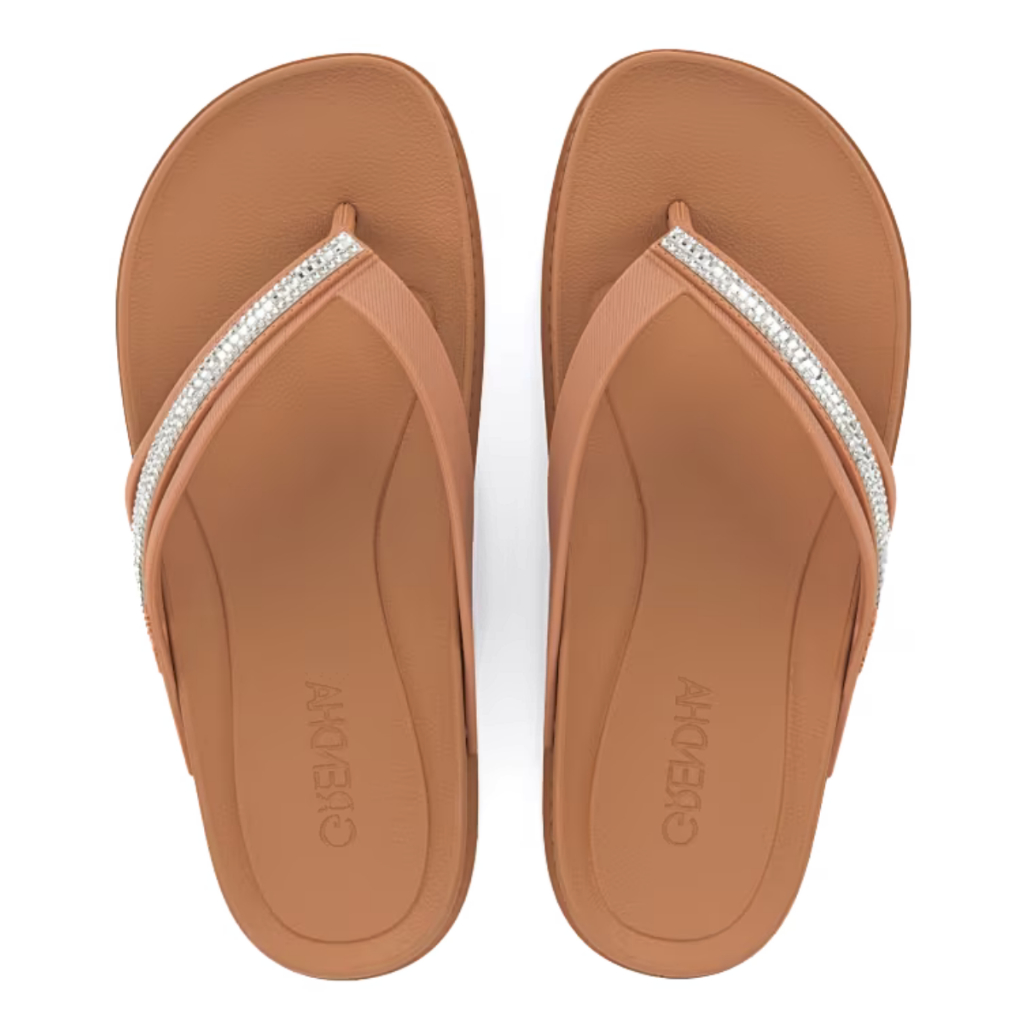 Chinelo Feminino Grendene Luar Grendha Brilho Rasteirinha De Dedo Original Confortável Leve Barato
