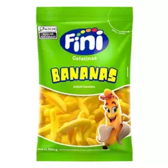 Bala de Gelatina Bananas 500g - Fini