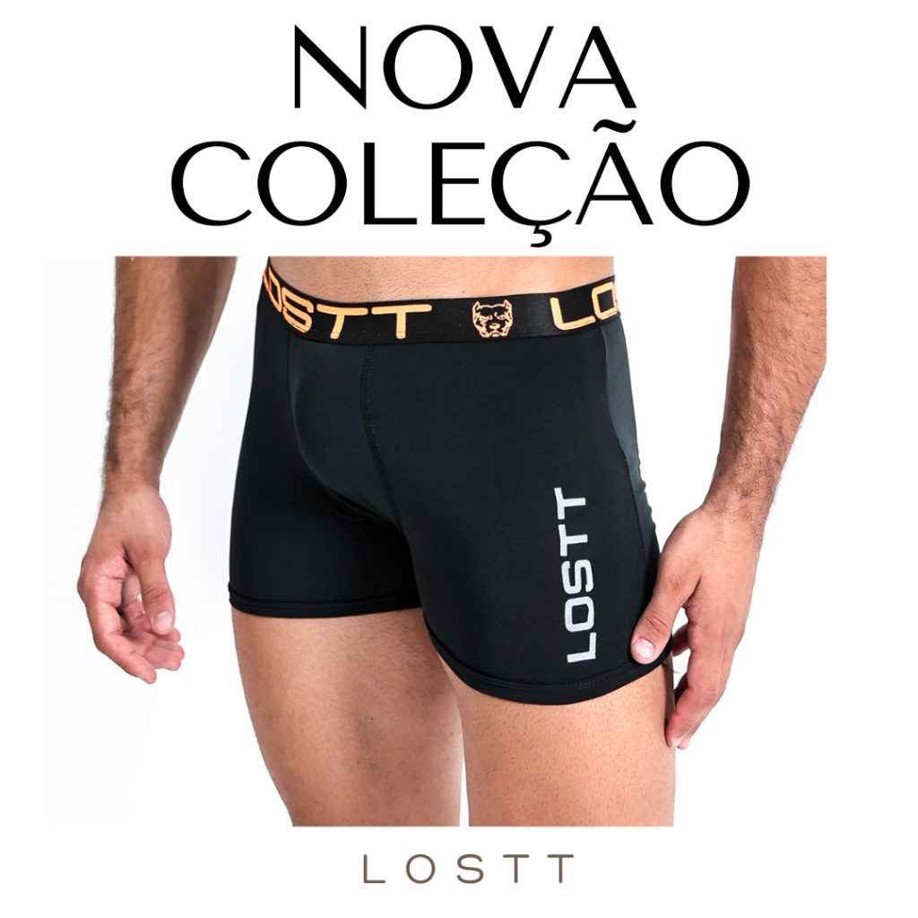 Leve 5 Cuecas Boxer LOSTT Original - Coeca Box Masculino Estilo, Conforto e Qualidade