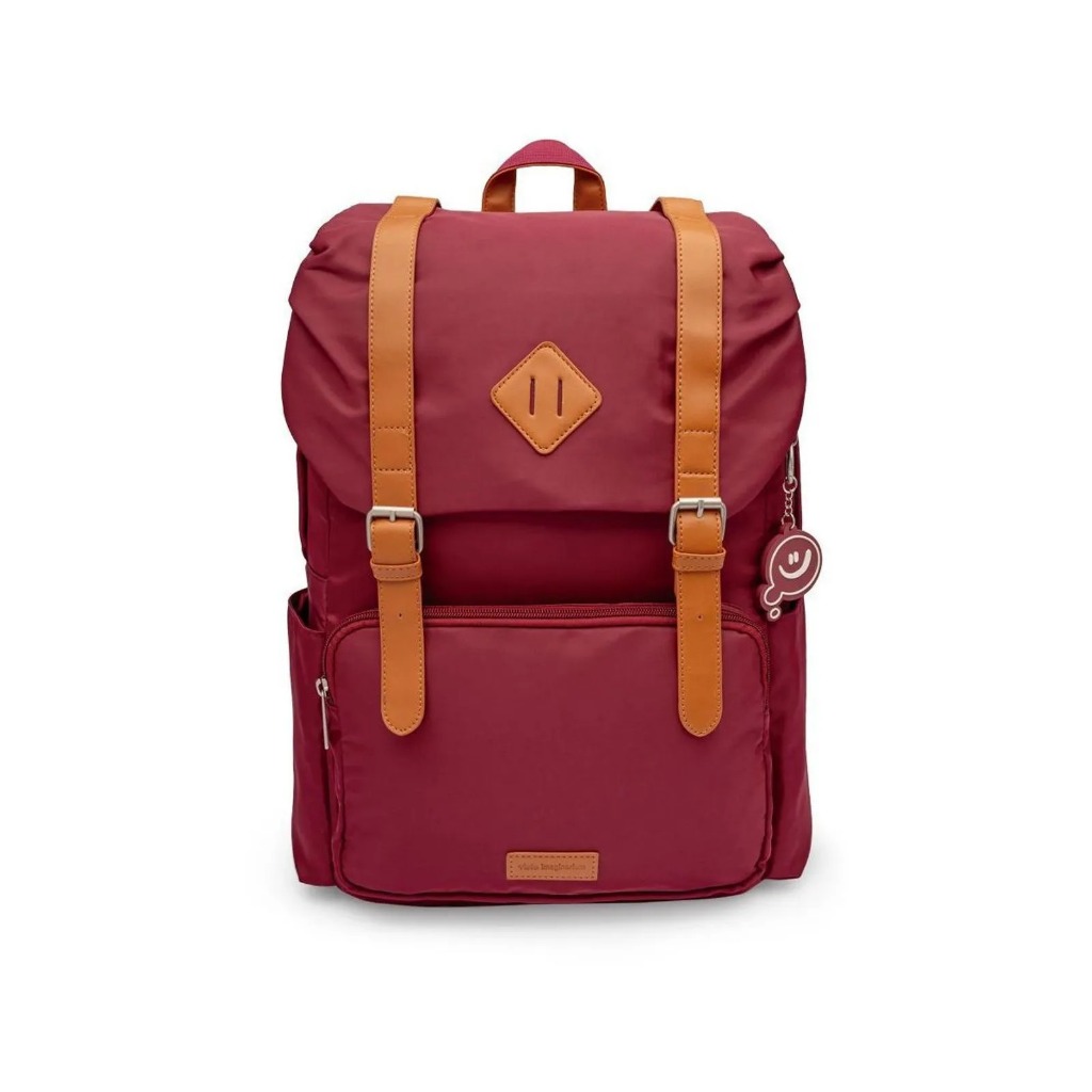 Mochila laptop todo dia bordo e caramelo - Imaginarium - Men Bags