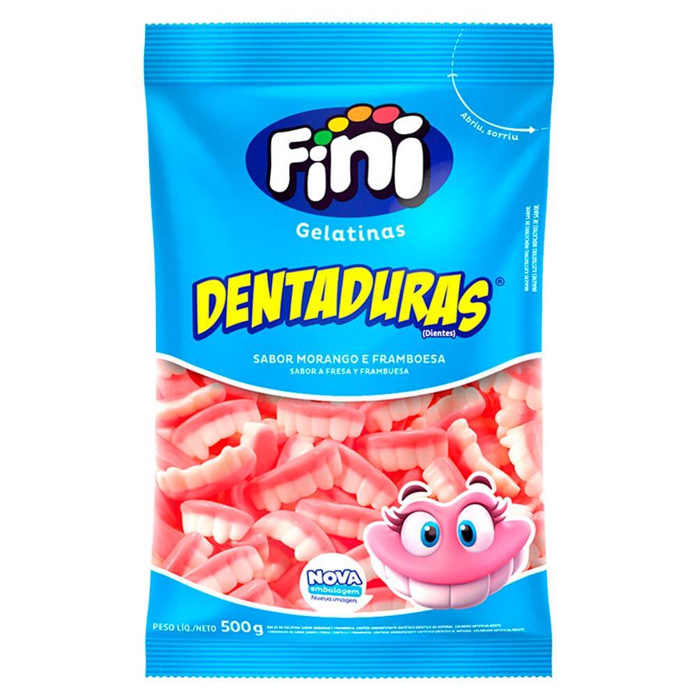 Bala de Gelatina Dentaduras 500g - Fini