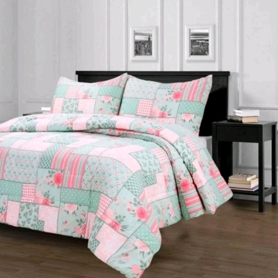 EDREDOM CASAL DUPLA FACE AVULSO (ESTAMPA SORTIDA)