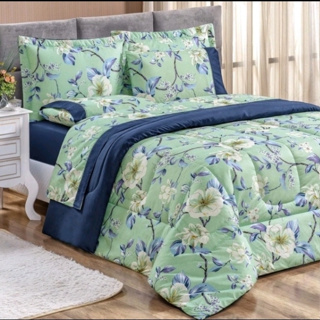 EDREDOM CASAL DUPLA FACE AVULSO (ESTAMPA SORTIDA) em Oferta na Shopee