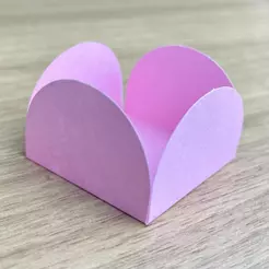 50~350 Forminha 4 Pétalas para Doces COR ROSA 10.9