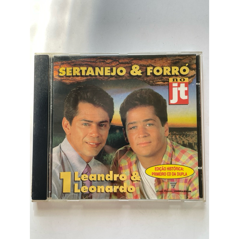 CD: Leandro e Leonardo no JT- Sertanejo e Forró, Músicas do primeiro CD