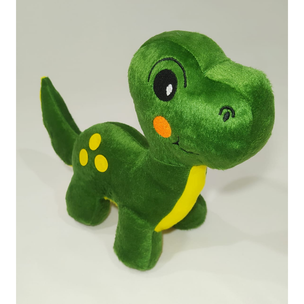 Dinossauro de Pelúcia 27 cm Brinquedo para Criança e Bebê, Presente e Decoração Urso Dino Grande