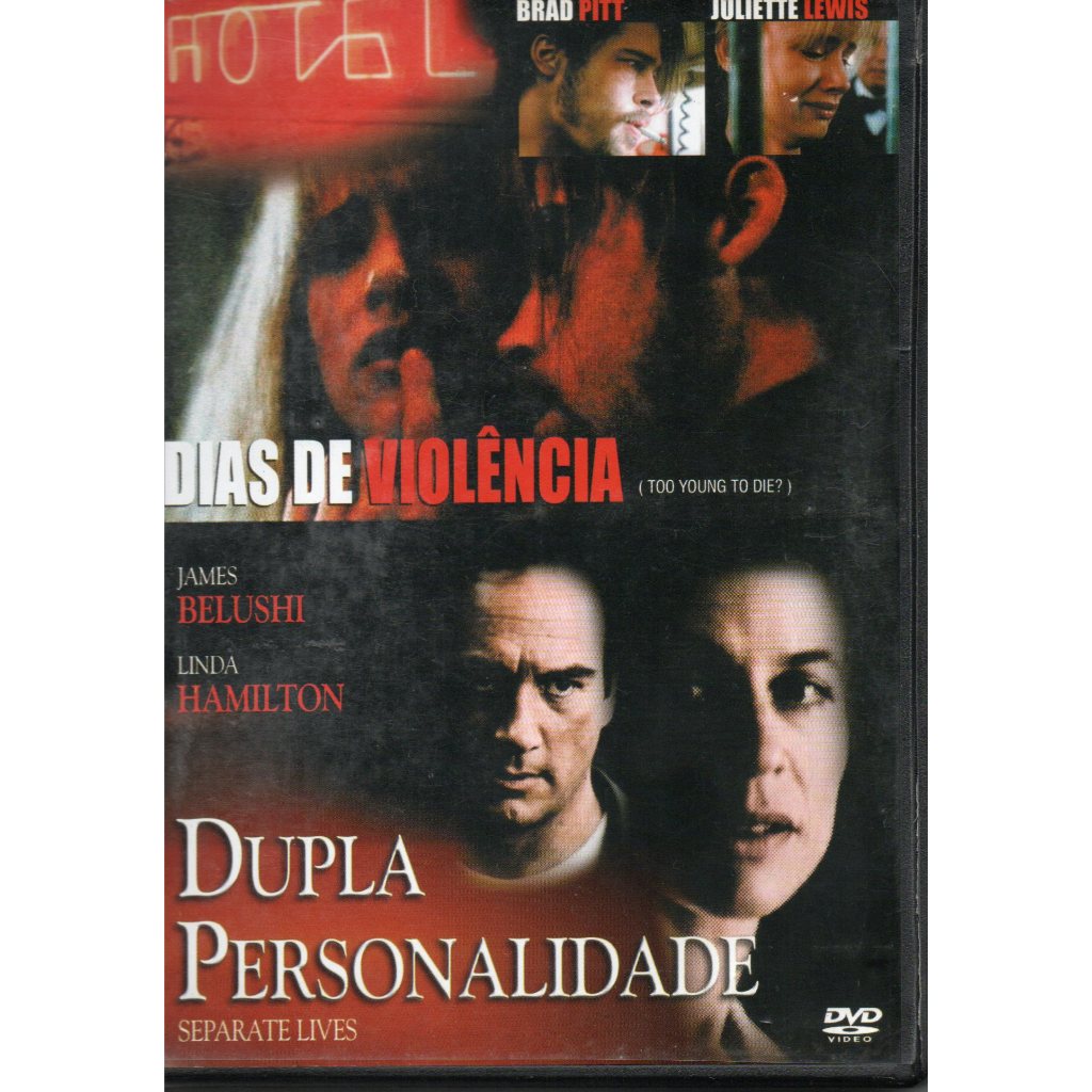DVD Dupla Face | Lado A: Dias de Violência | Lado B: Dupla Personalidade - Original