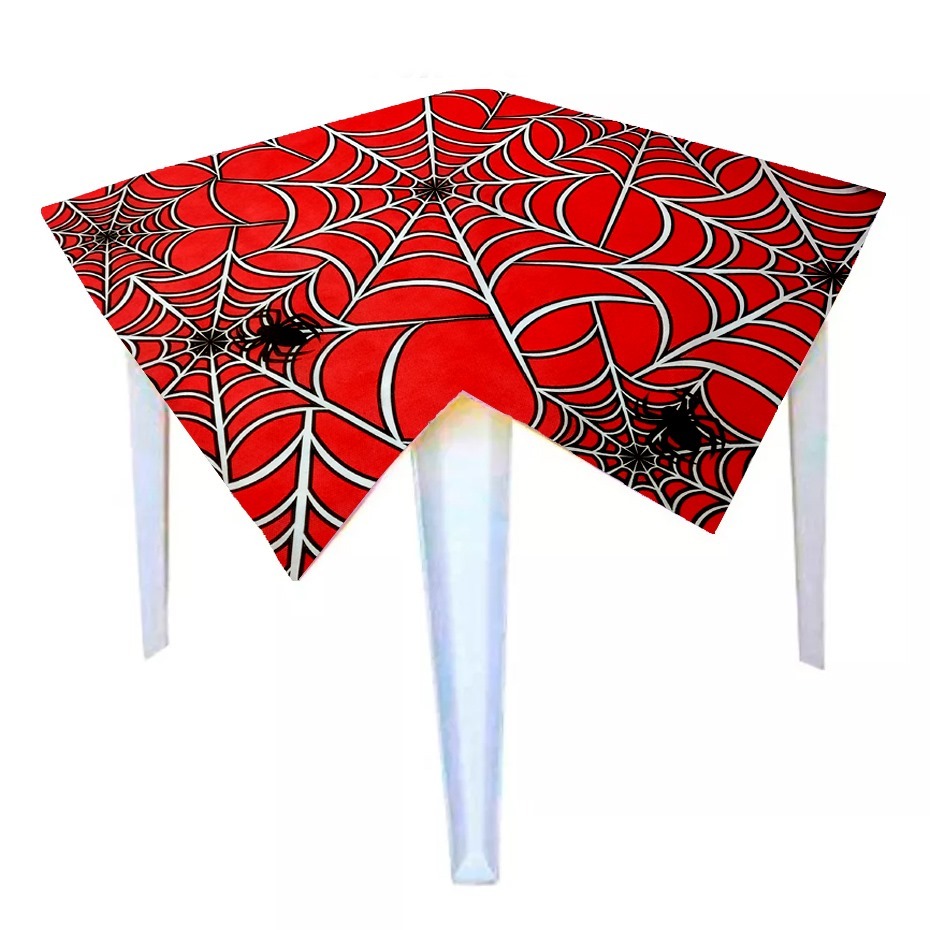 Toalhas de Mesa 70X70 de TNT Estampado ARANHA CLARO De 5 a 20 unidades(Escolha a baixo)
