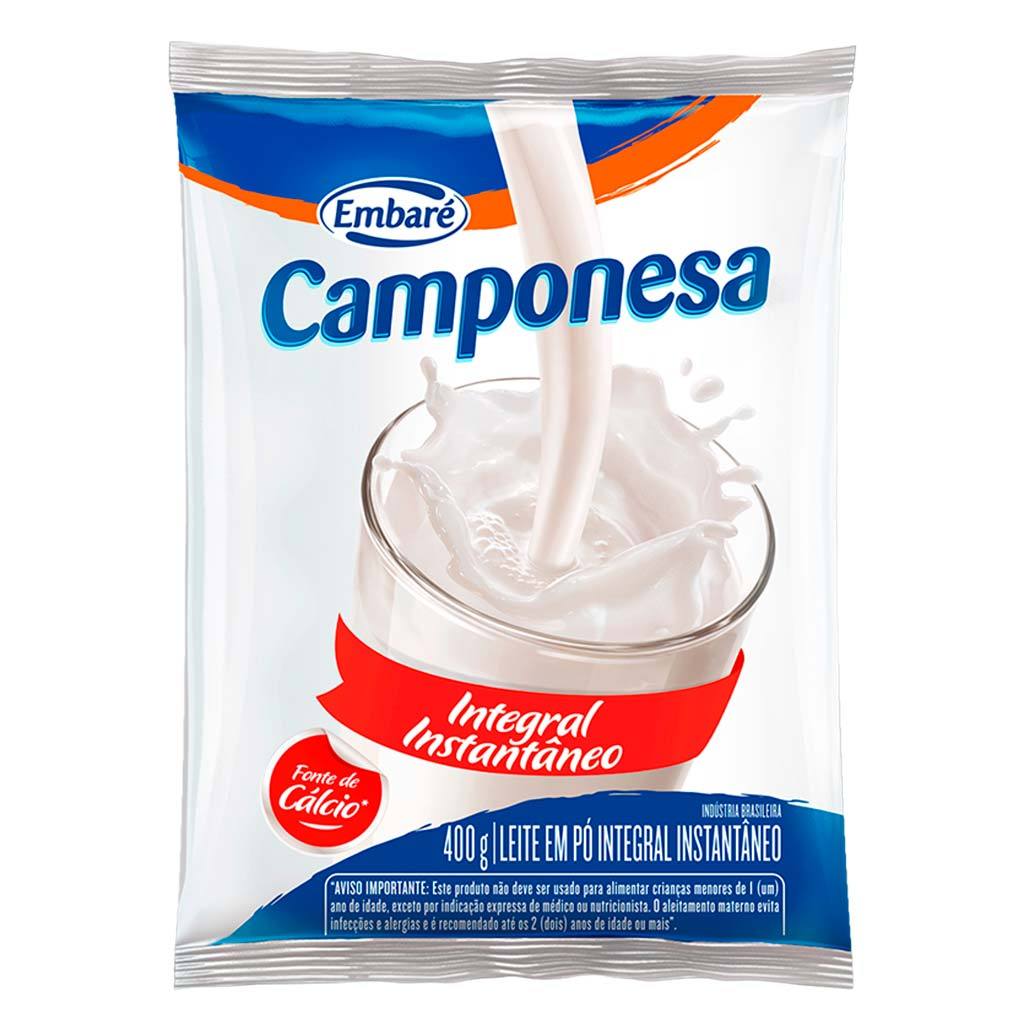 Leite em pó Instantâneo 400g - Camponesa