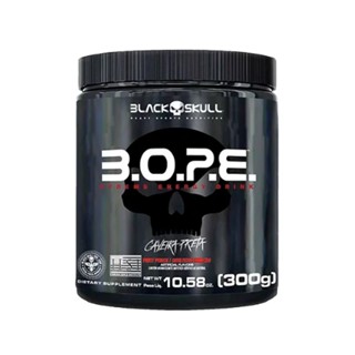 B.O.P.E. Pré Treino Frutas Vermelhas 300g Black Skull em Oferta na Shopee