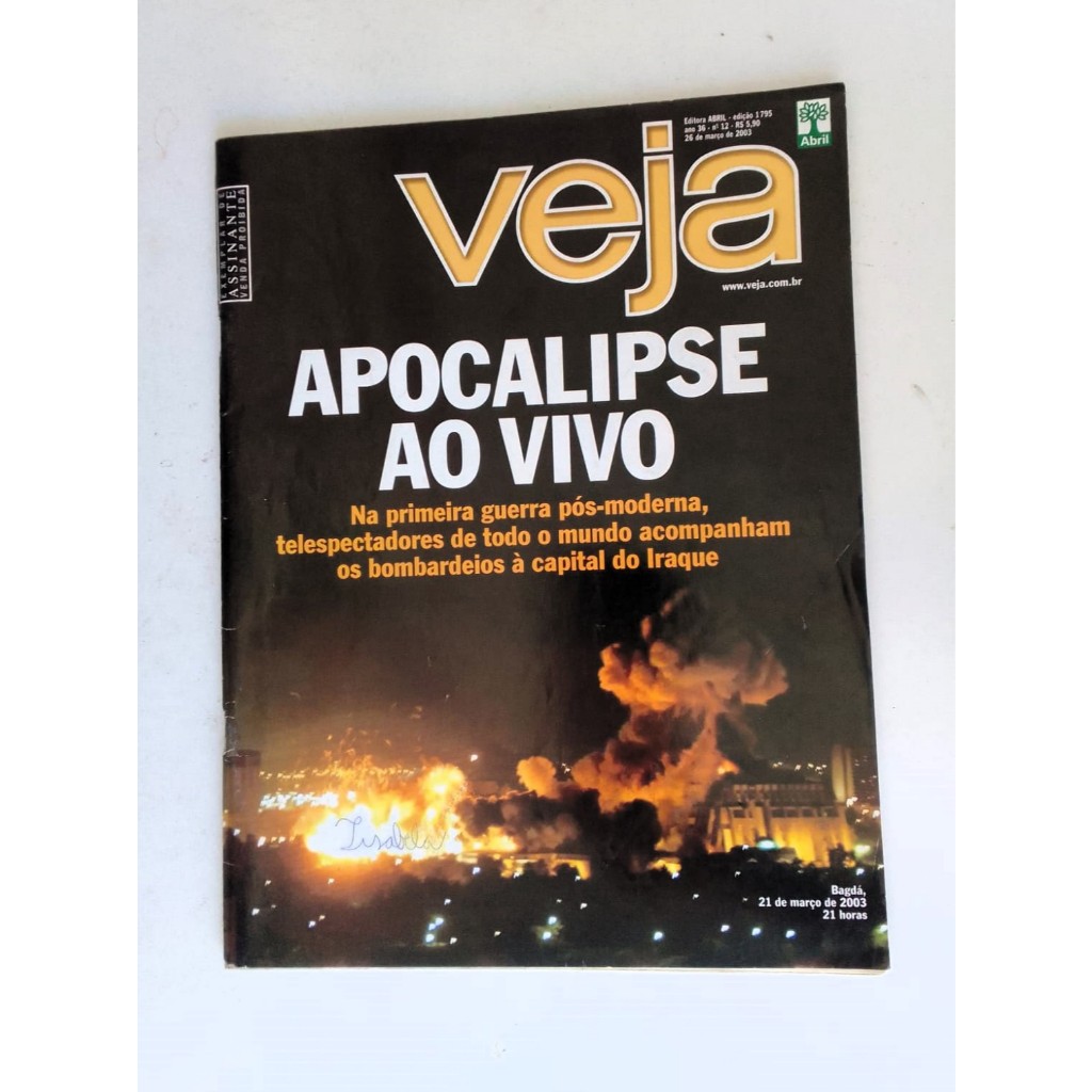 Revista Veja - Apocalipse Ao Vivo