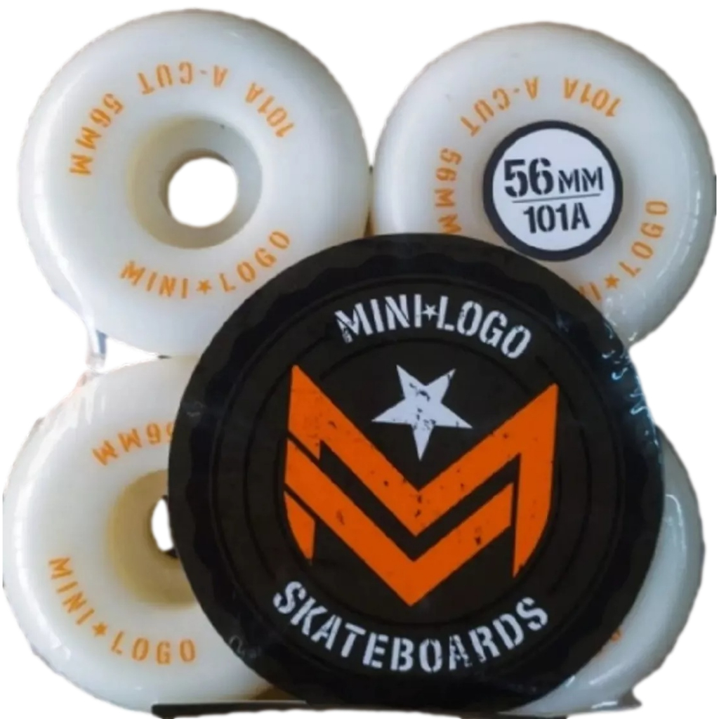 Roda Mini Logo 101a A-Cut Skate Conica 60mm 58mm 56mm 55mm 54mm 53mm 52mm Mini-Logo Melhor preço