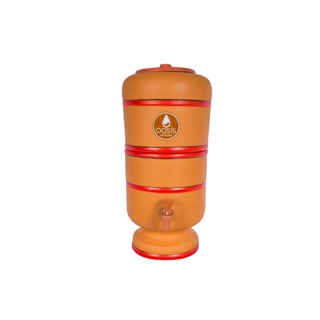 FILTRO DE BARRO OASIS 16 LITROS (8+8)  COMPLETO COM 2 BOIAS E 2 VELAS - QUALIDADE EXPORTAÇÃO em Oferta na Shopee