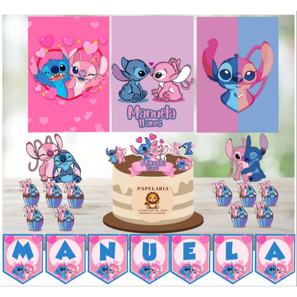 Kit Festa Stitch e Angel