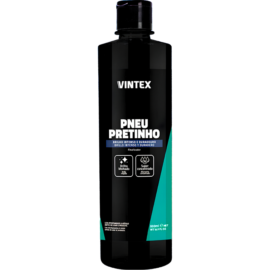 Pneu Pretinho Renova Revitaliza e Protege Moto Carro 500ml Vintex - Spare Parts and Accessories for Vehicles