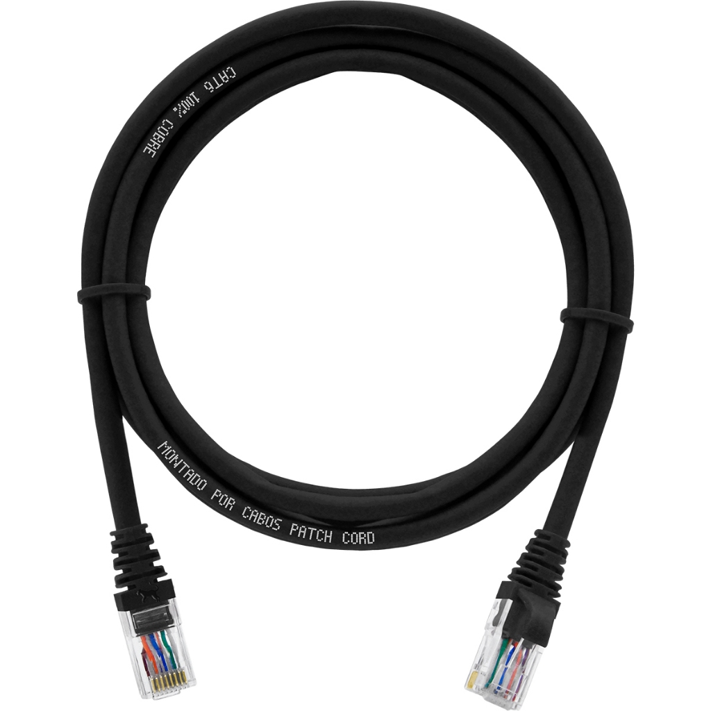 Kit Patch Cord Cat6 100% Cobre 2 Un de 4 Mts + 2 Un de 7 Mts