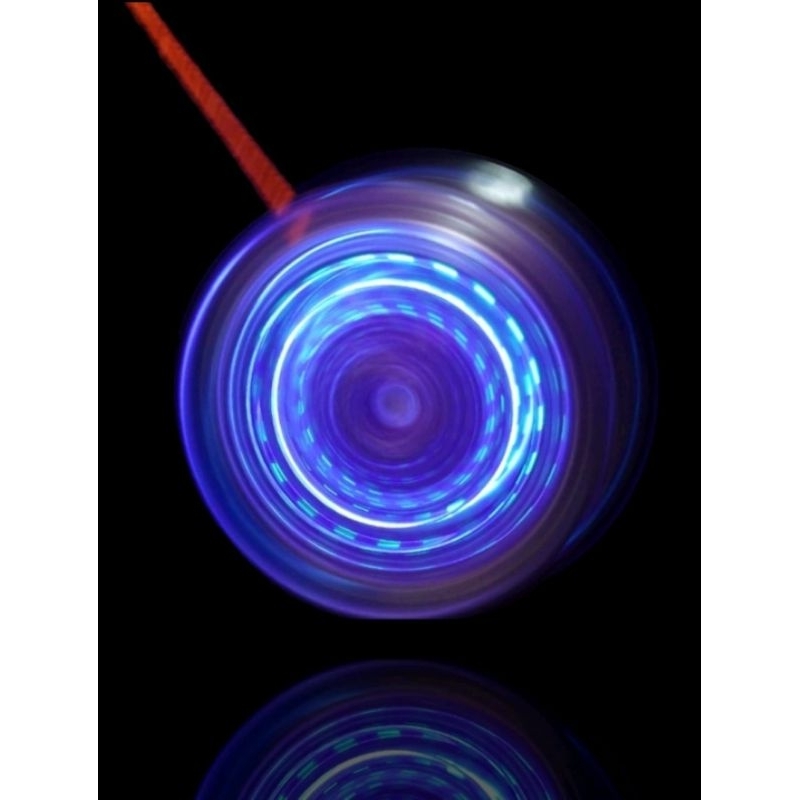 Brinquedo Ioiô Com Rolamento Metal Plástico e Led Colorido Yoyo