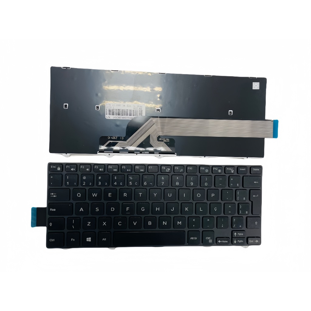 Teclado para Dell Inspiron 14 3451 3458 3443 3442 3441 5447 5448 5458 3442 P49g P64g P76g V147125AR Nsk-lq0sw
