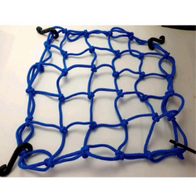 Rede Redinha Elástica Aranha capacete e Bagageiro de Moto Azul. em Oferta na Shopee