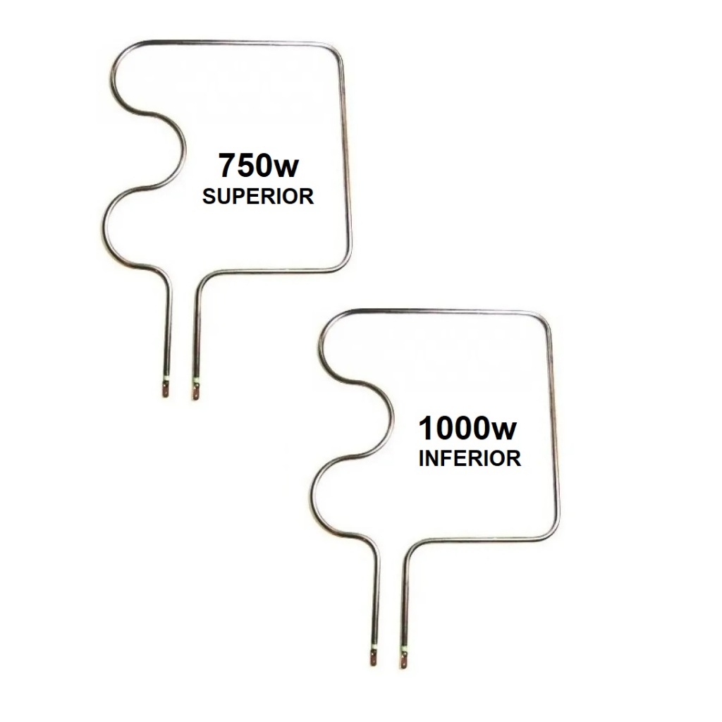 Resistência Elétrica Forno Mueller Soneto 1750w 127v ou 220v - Kit Superior/Inferior