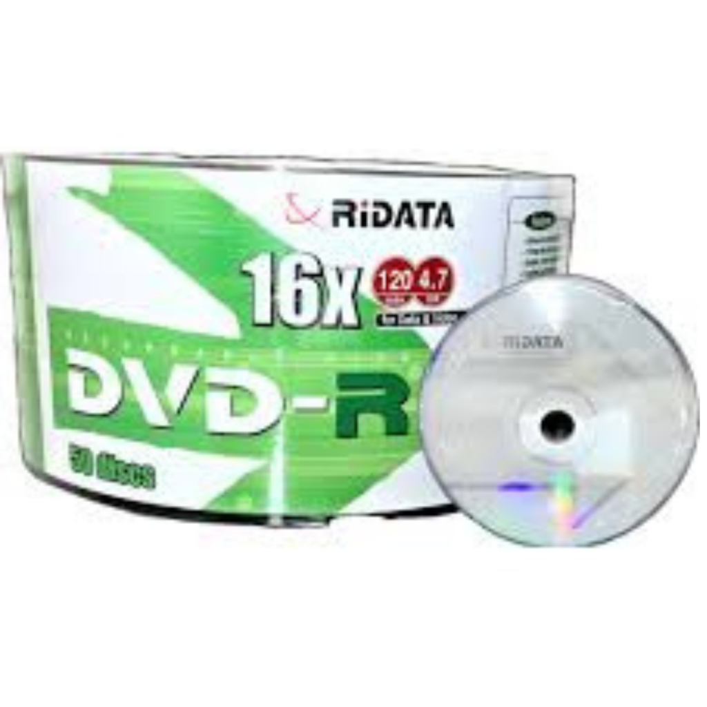 50 Mídia Virgem Dvd Ridata Logo Jogos Filmes Ps2