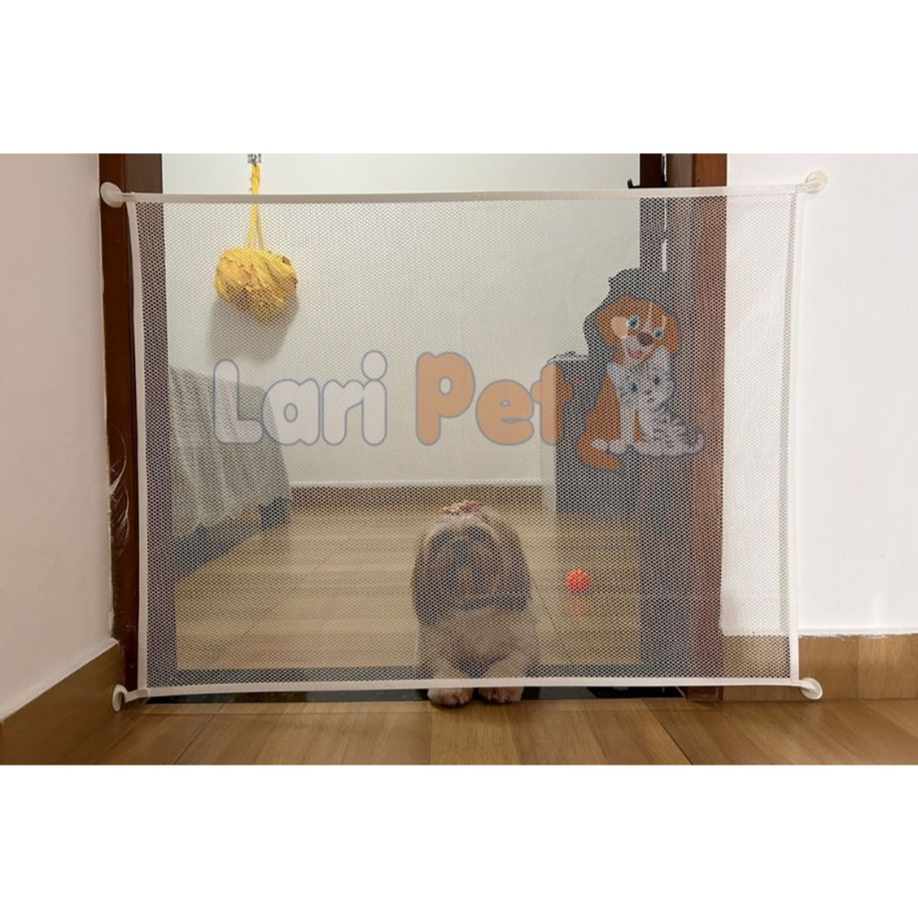 Cerca tela cercado para cachorros - Divisoria para portas - COR BRANCA em Oferta na Shopee
