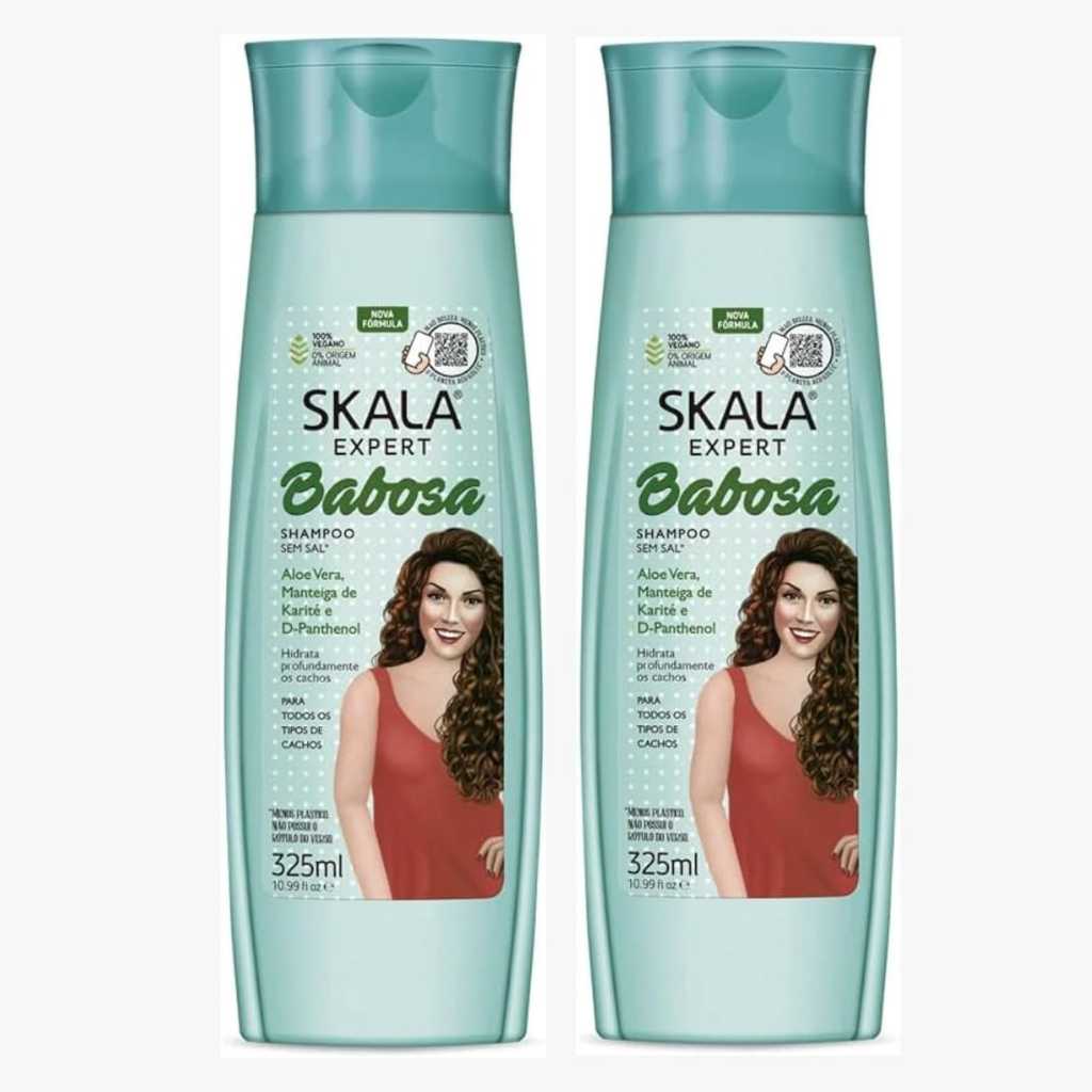SHAMPOO SKALA BABOSA 325ML KIT C/2 UNIDADES