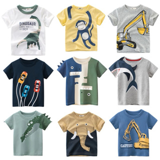 Kit 4 Camisetas Infantis Menino Verão Sortidas Tamanho 1 ao 12 anos. em Oferta na Shopee