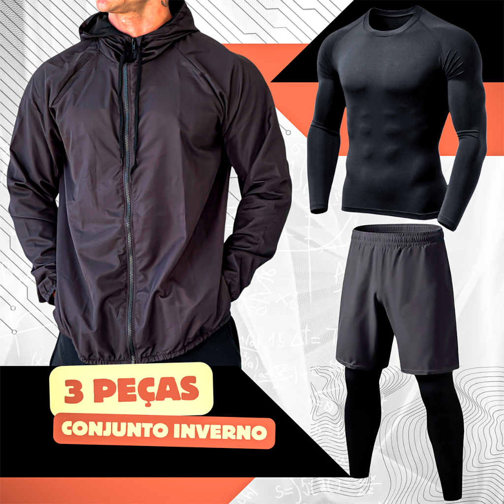 Conjunto Corta Vento Masculino: Onde Comprar | BuscaProdutos