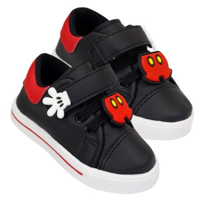Tênis infantil masculino - Mickey_Preto em Oferta na Shopee