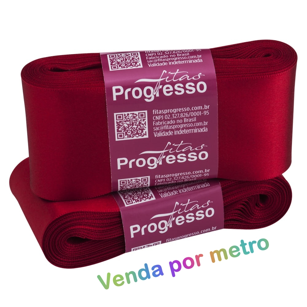 Fita de Cetim N°12 Lisa 50 mm - Progresso - Venda por Metro em Oferta na Shopee