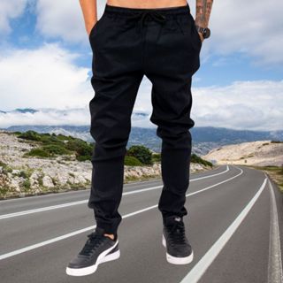 Calça Jogger Masculina Adulto Slim Moda Direto da Fábrica Joger Academia Com Punho novidade em Oferta na Shopee