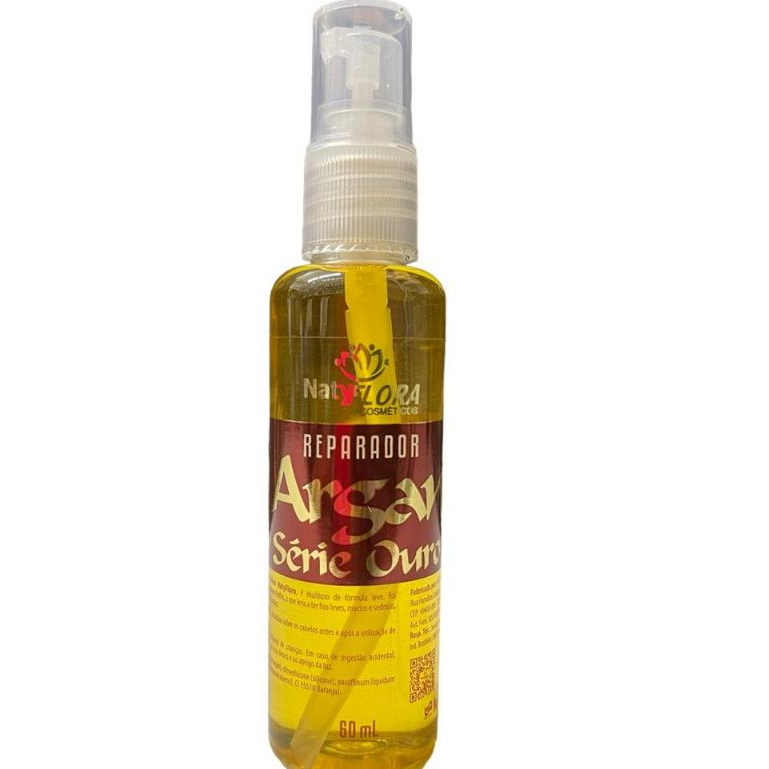 Reparador Natyflora Série ouro Argan 1 un 60ml sensorial Leve.