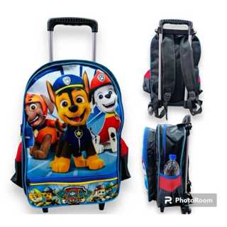 Mochila Escolar Infantil Grande Com Rodinha Patrulha Canina em Oferta na Shopee