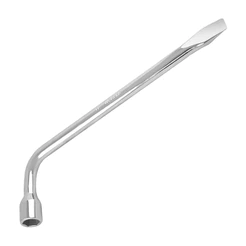 Chave De Roda L Com Espátula Tipo Fenda 19mm Profissional Universal Carro Aço Carbono Resistente