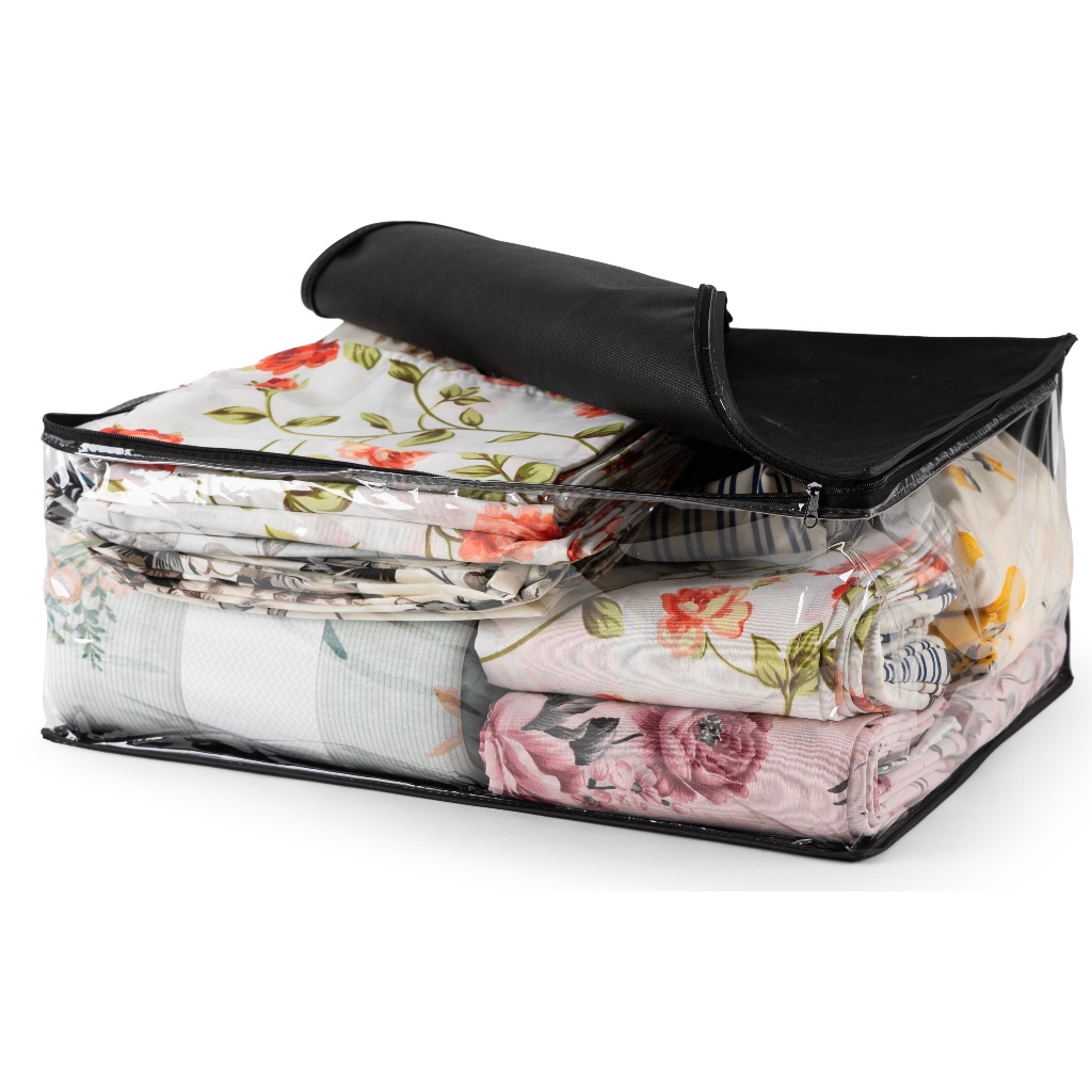 Kit Com 10 Sacos Organizadores Multiuso Ecológico Anti Mofo Para Cobertas/Enxovais/Guarda Roupas