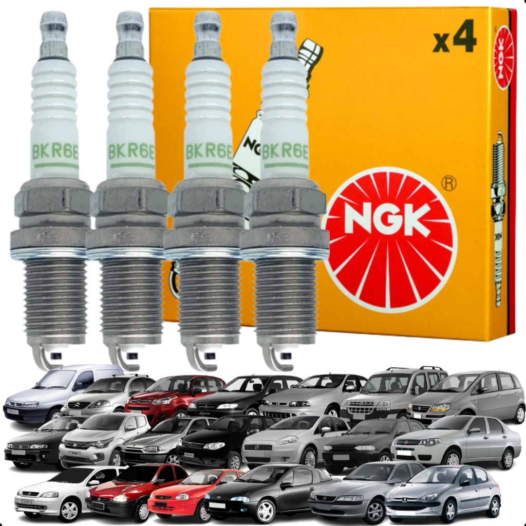 Vela de Ignição Original Ngk Astra Meriva Siena Punto Palio Doblo Corsa Idea Marea Uno - Spare Parts and Accessories for Vehicles