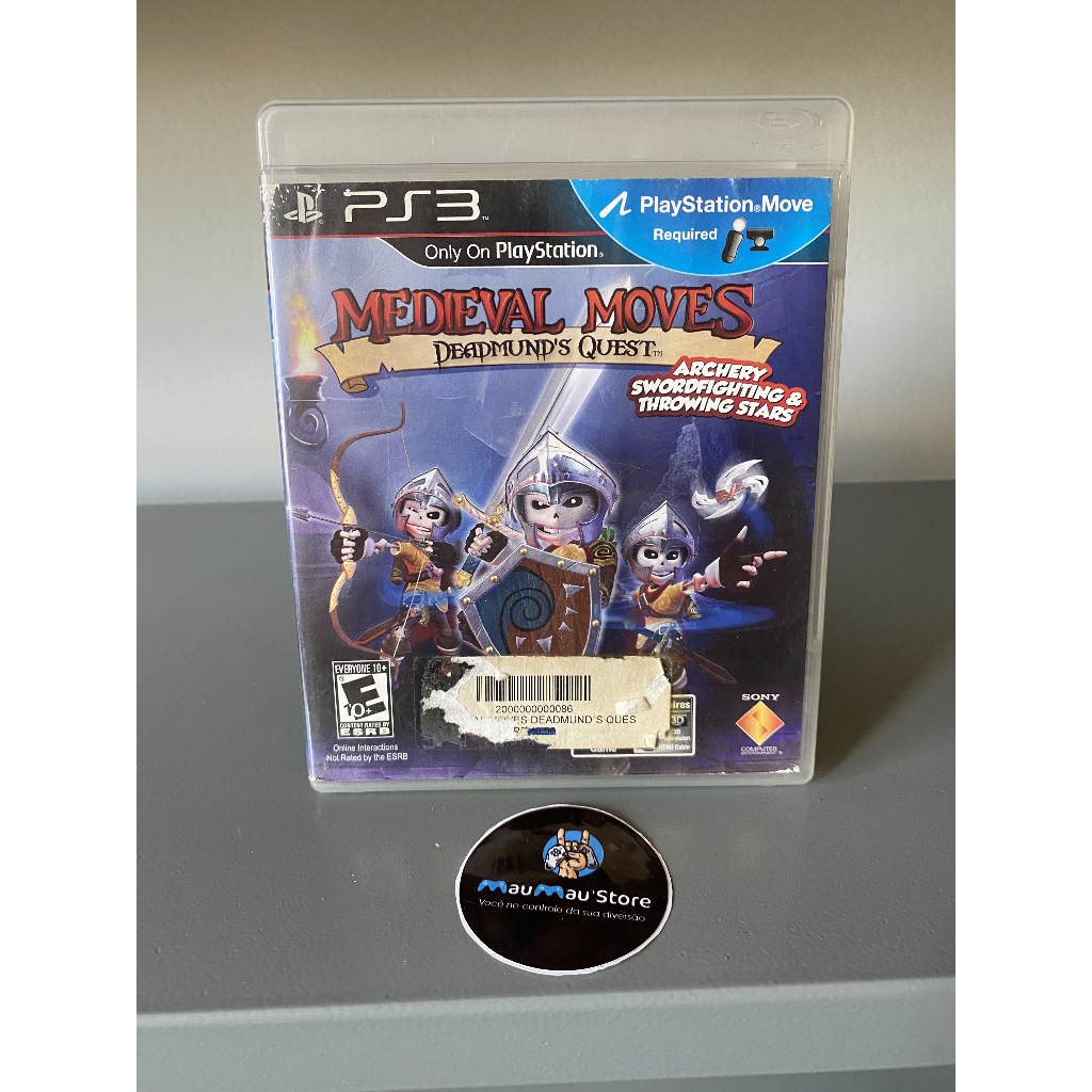 Medieval Moves PS3 - Original Usado Jogos de Ação Jogos de Playstation 3