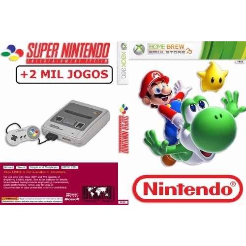 Super Mario emulador para Xbox 360 jtag rgh
