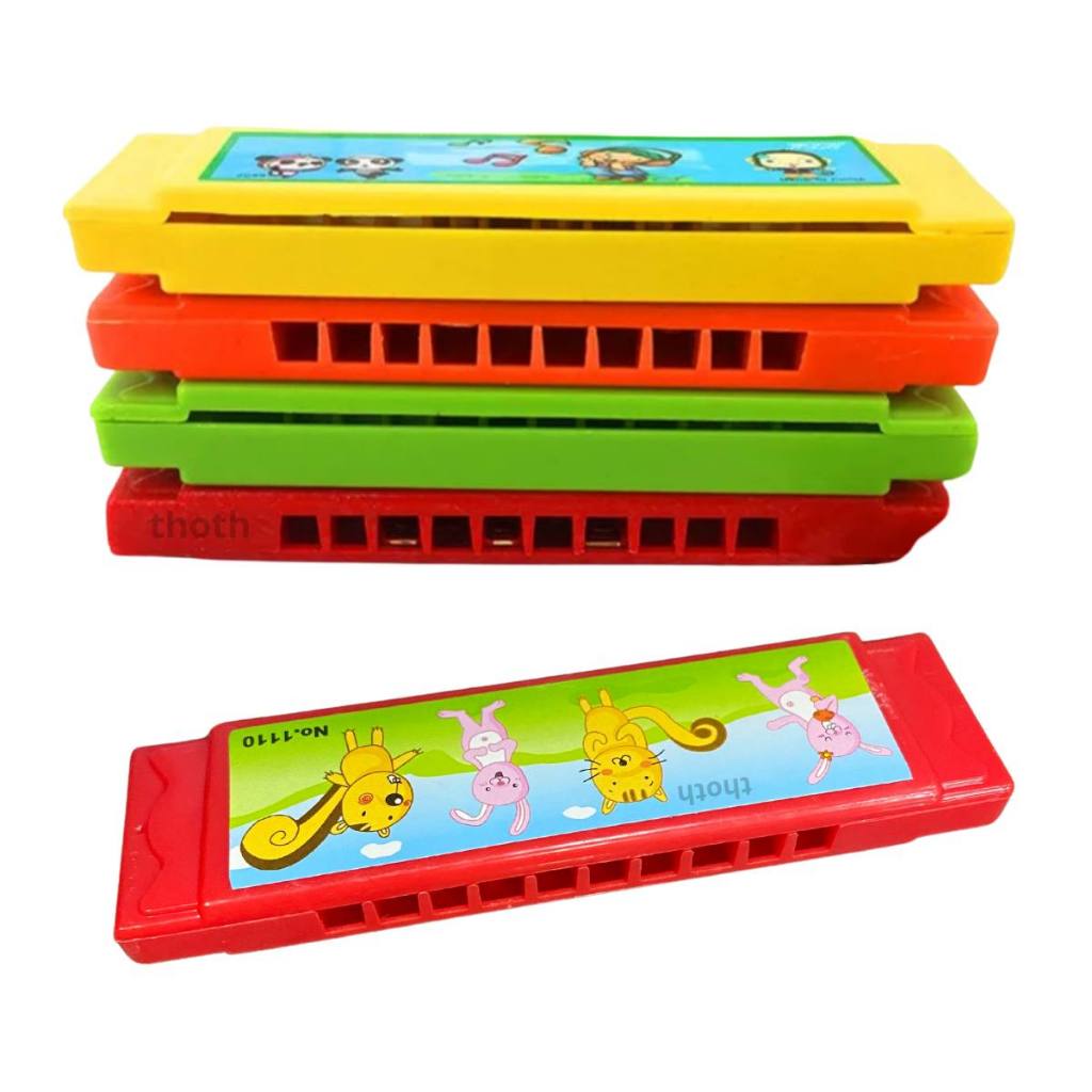 Gaita Infantil Iniciantes Brinquedo Sopro Educacional Prenda Desenho Boca Instrumento Musical em Oferta na Shopee