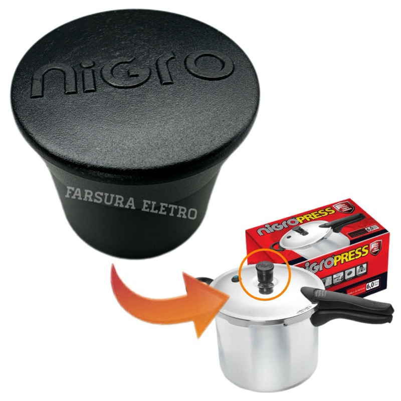 Regulador de Pressão Peso para Panela de Pressão Nigro Press 3L 4,5L e 7L Original em Oferta na Shopee